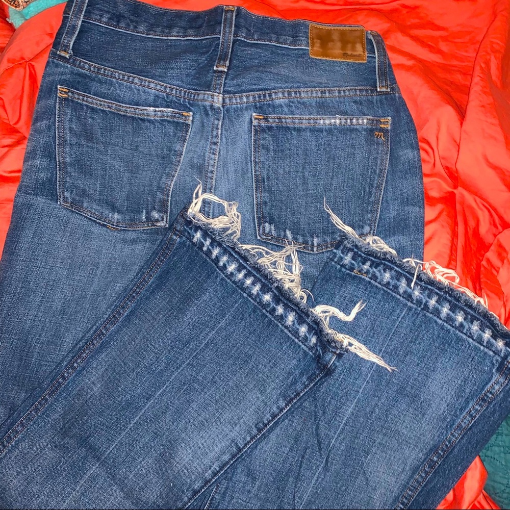 Madewell Light Wash Rigid Flare Jeans